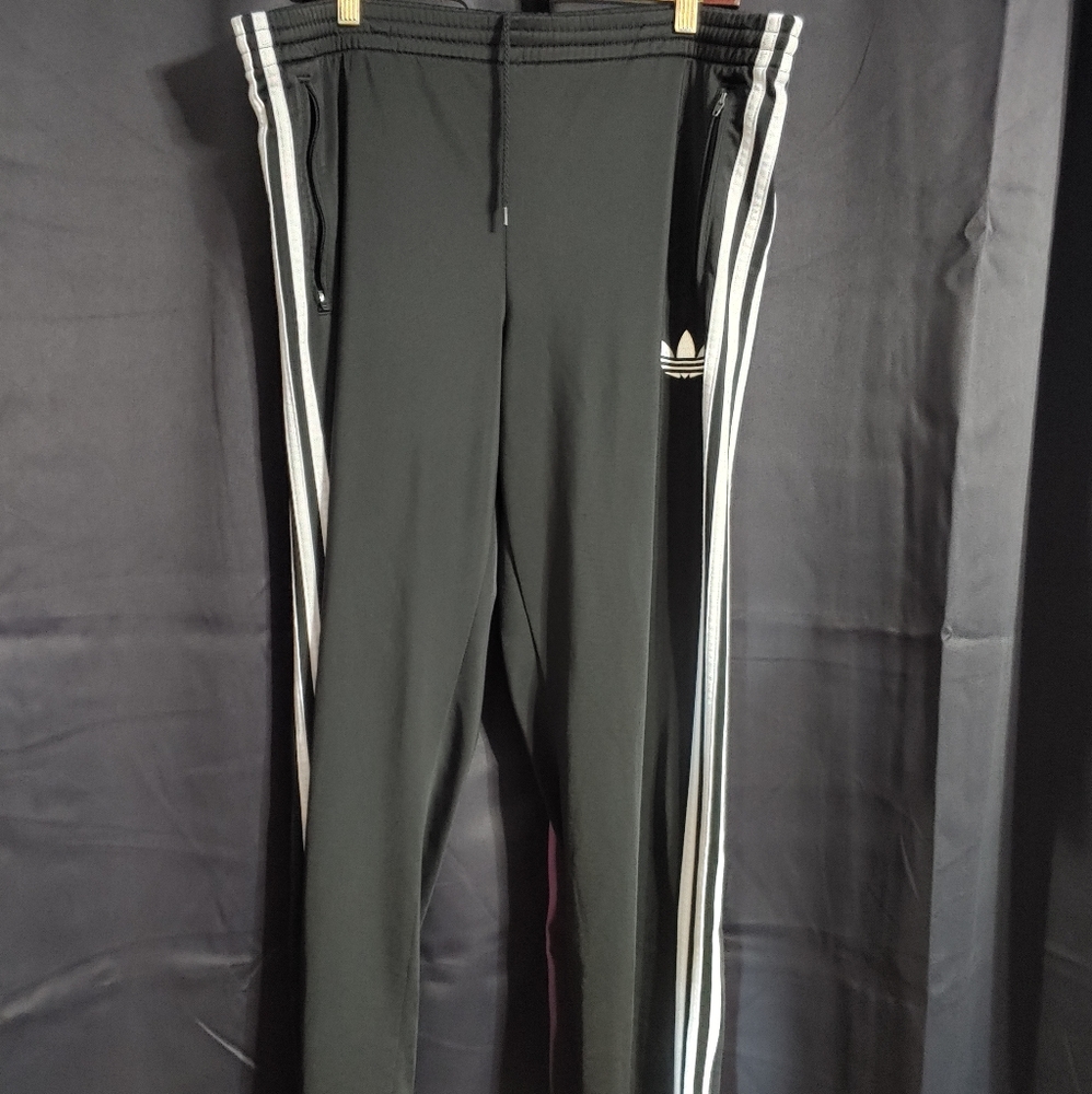 Adidas track pants zipper
